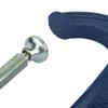 IRWIN 1868215 Cast Iron General Purpose G-Clamp, 6"/150 mm, Blue & Silver view 3