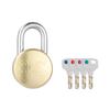 Godrej Locks I Navtal Ultra XL+I 4 Dimple Keys I Padlock for Main Door I Gate Lock I Tool Box,Shutters,Shops & Offices I Corrosion Resistant Shackle I Brass Material & Brass Finish | 1 Year Warranty view 1