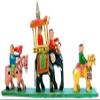 Fashion Bizz Wooden Handicraft Royal Maharaja Procession view 3