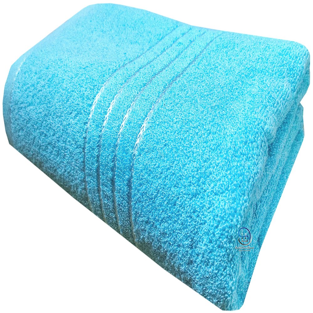 LushHavenDecor Men's Pure Cotton Full Size Bath Towel for Man and Woman (Sky Blue, 36x72 Inch/3 X 6 Feet), Set of 1