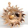 Kriwin Metal Wall Hanging Decorative (10 cm, Gold) view 2