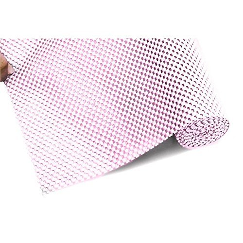 Beautiful Multipurpose PVC Anti-Slip Mat - Size 38Cmsx100Cms, Grey (1 Piece)