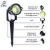 D'Mak 3W LED Outdoor Garden Spot and Spike IP65 Aluminium Body Garden Lights | Blue, with 1 Year Warranty view 4