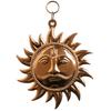 Salvus APP SOLUTIONS Traditional Copper Vastu Sun Mask for Wall, Home-Office Decor & Car Dashboard (Brown, 4 INCH) view 1