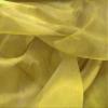 Rhome 3 Meter Fine Tissue Fabric | Organza for Gift Packing, Home Decoration & Furnishing, Garments, Curtains | Fine Woven Fabric | 43 Inch Width | Light Gold view 1