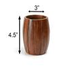 Wood Art Store Wooden Barrel Shaped Cutlery Holder/Spoon Holder/Pen Holder (Set of 2) view 2