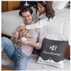 YaYa cafe Valentine Gifts for Boyfriend Husband Handsome Will You Be My Valentine Throw Cushion Cover Love - 20 x 20 inches view 4