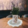 The Home Talk Set of 6 pcs Lace Net Placemat, Best for Dining Table/Bedside Table, Center Table, 18 inch Round- White (6 pcs) view 4