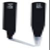 SCHOFIC ESD Safe Anti-Static Non-magnetic Bent + Straight Tweezer Set - Black (5) view 1