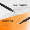 SCHOFIC ESD Safe Anti-Static Non-magnetic Bent + Straight Tweezer Set - Black (5) view 4