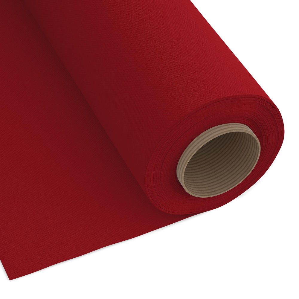 Encasa XO Mercerised Cotton Canvas Fabric, 100x150 cm Wide | Sold by The Metre, Cut to Length | Fabric for Cushions, Sofa Covers, Light Upholstery, Embroidery, Dress Material, Deep Red