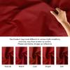 Encasa XO Mercerised Cotton Canvas Fabric, 100x150 cm Wide | Sold by The Metre, Cut to Length | Fabric for Cushions, Sofa Covers, Light Upholstery, Embroidery, Dress Material, Deep Red view 3