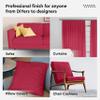 Encasa XO Mercerised Cotton Canvas Fabric, 100x150 cm Wide | Sold by The Metre, Cut to Length | Fabric for Cushions, Sofa Covers, Light Upholstery, Embroidery, Dress Material, Hot Pink view 4