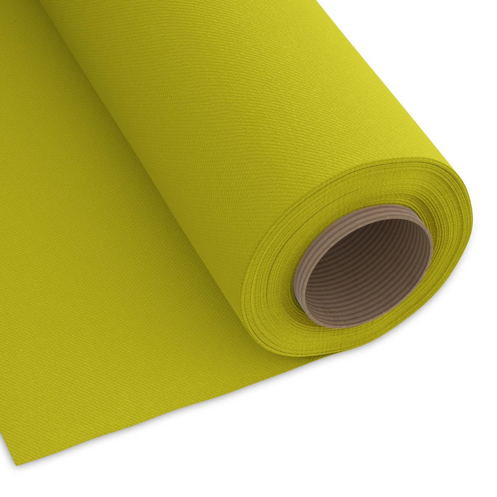 Encasa XO Mercerised Cotton Canvas Fabric, 100x150 cm Wide | Sold by The Metre, Cut to Length | Fabric for Cushions, Sofa Covers, Light Upholstery, Embroidery, Dress Material, Lime Green