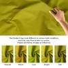 Encasa XO Mercerised Cotton Canvas Fabric, 100x150 cm Wide | Sold by The Metre, Cut to Length | Fabric for Cushions, Sofa Covers, Light Upholstery, Embroidery, Dress Material, Lime Green view 3