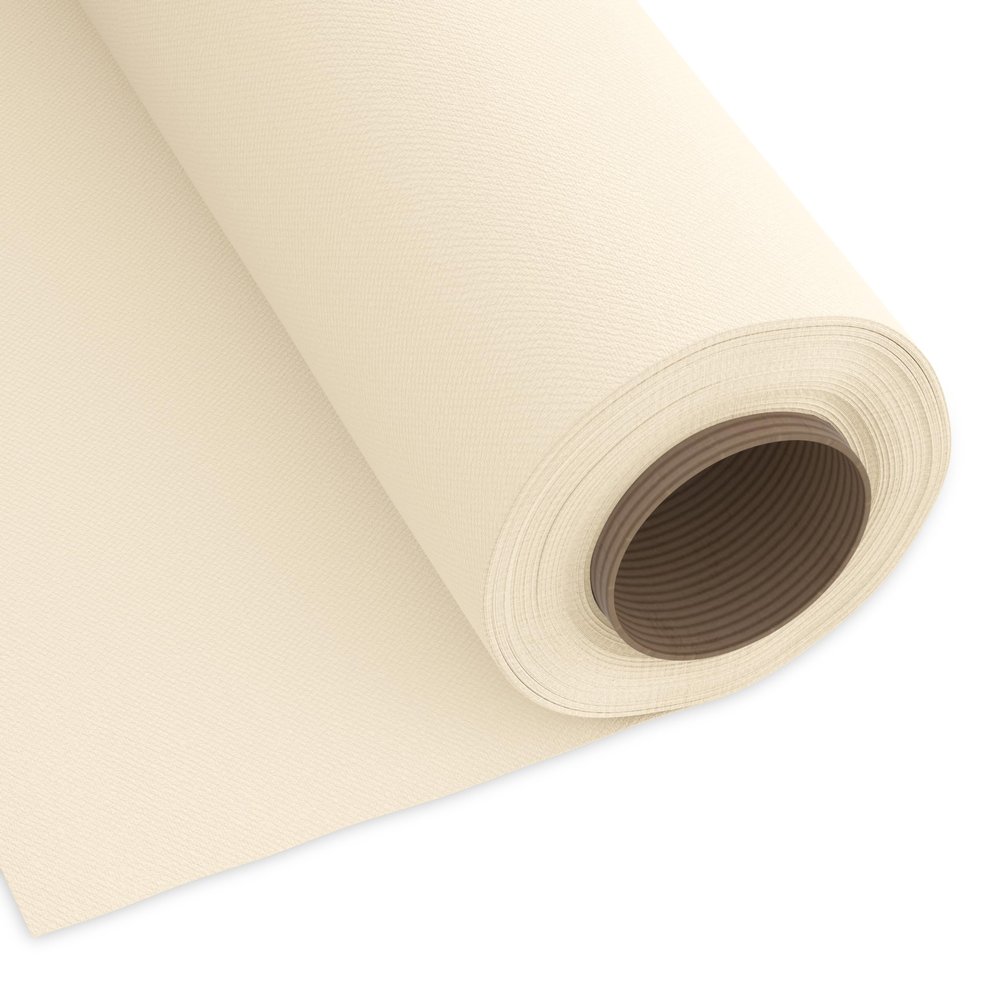 Encasa XO Mercerised Cotton Canvas Fabric, 100x150 cm Wide | Sold by The Metre, Cut to Length | Fabric for Cushions, Sofa Covers, Light Upholstery, Embroidery, Dress Material, Natural