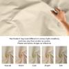 Encasa XO Mercerised Cotton Canvas Fabric, 100x150 cm Wide | Sold by The Metre, Cut to Length | Fabric for Cushions, Sofa Covers, Light Upholstery, Embroidery, Dress Material, Natural view 3