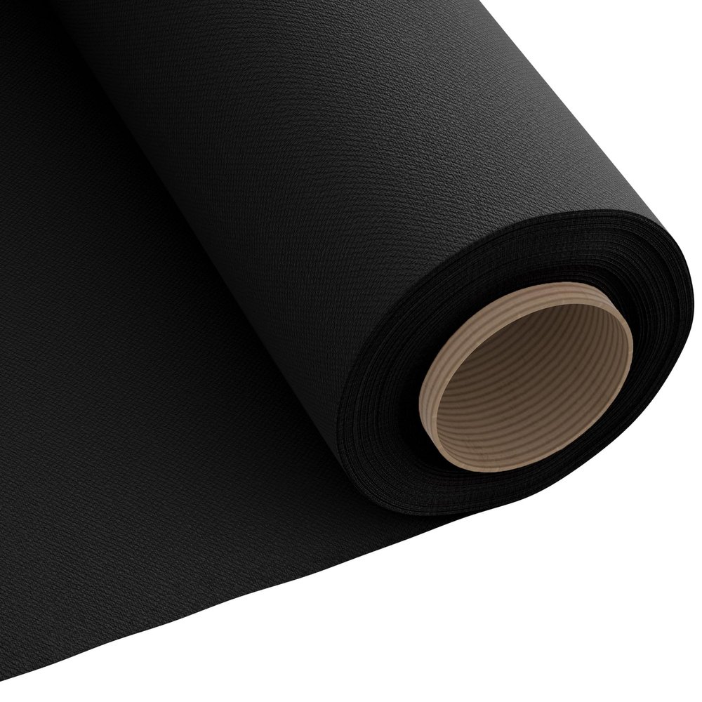 Encasa XO Mercerised Cotton Canvas Fabric, 100x150 cm Wide | Sold by The Metre, Cut to Length | Fabric for Cushions, Sofa Covers, Light Upholstery, Embroidery, Dress Material, Jet Black