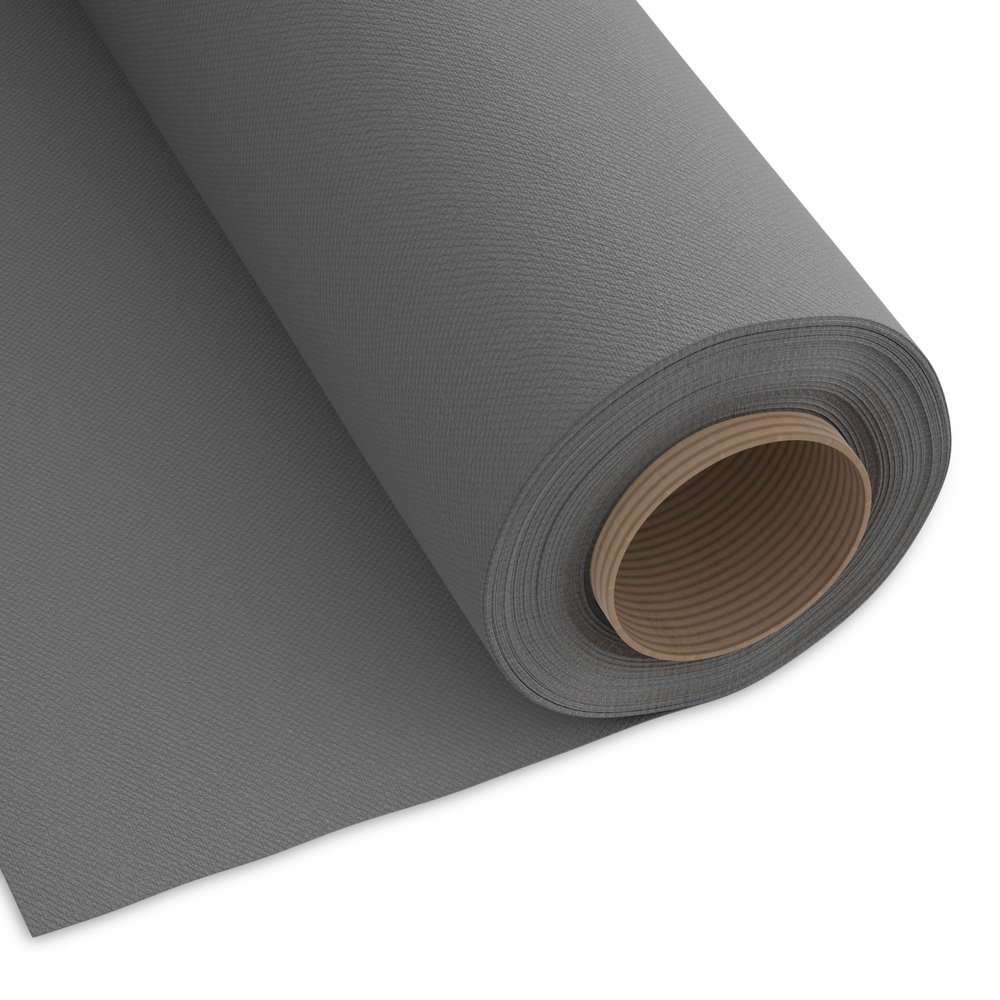 Encasa XO Mercerised Cotton Canvas Fabric, 100x150 cm Wide | Sold by The Metre, Cut to Length | Fabric for Cushions, Sofa Covers, Light Upholstery, Embroidery, Dress Material, Grey