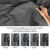 Encasa XO Mercerised Cotton Canvas Fabric, 100x150 cm Wide | Sold by The Metre, Cut to Length | Fabric for Cushions, Sofa Covers, Light Upholstery, Embroidery, Dress Material, Grey view 3