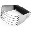 Baskety Dough Blender Pastry Cutter with Stainless Steel Blades for Baking, Dough Mixing (Black) view 1
