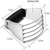 Baskety Dough Blender Pastry Cutter with Stainless Steel Blades for Baking, Dough Mixing (Black) view 2