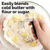 Baskety Dough Blender Pastry Cutter with Stainless Steel Blades for Baking, Dough Mixing (Black) view 4