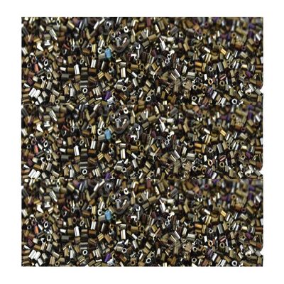 The Design Cart Iris Purple 2 Cut Seed Beads for Jewelry Making, Bracelet, Necklace, Dress Material,Embriodery Size-11/0-2.0 mm, Pack of 100 Grams