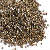 The Design Cart Iris Bronze/M-Brown 2 Cut Glass Seed Beads/Cut Dana Beads (11/0-2.0 mm, 100 Grams) Standard Quality, for Jewellery Making, Beading, Embroidery, Art and Craft view 1