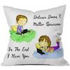 the purple tree Valentine's Day Polyester Cushion Cover (Multicolour, 16x16-inch) view 2
