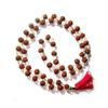 SoilMade Sphatik Ruraksha Mala, Round Shape, Wood and Stone Made, Size Aprox 108 Beads and 50g, Pack of 1 Sphatik Ruraksha Mala in Box view 1