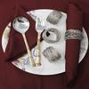 SKAVIJ Handmade Twisted Wire Mesh Napkin Rings Holders Decor Dinner Party Wedding Thanksgiving Christmas Gathering (Silver 6pcs) view 2