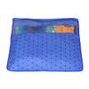 PrettyKrafts Non Woven Saree Covers With ZIP, Pack of 12, Size(17  15 Inches) Single Sari Storage Bags/Cover/Pouches for Packing New Sadi - Wardrobe Organizer For Sarees/Cloths With Top Window, Blue view 2