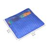 PrettyKrafts Non Woven Saree Covers With ZIP, Pack of 12, Size(17  15 Inches) Single Sari Storage Bags/Cover/Pouches for Packing New Sadi - Wardrobe Organizer For Sarees/Cloths With Top Window, Blue view 3