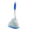 Manyavya Plastic Toilet Cleaning Brush with Holder(Blue, Red, Green) view 1