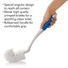 Manyavya Plastic Toilet Cleaning Brush with Holder(Blue, Red, Green) view 2