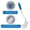 Manyavya Plastic Toilet Cleaning Brush with Holder(Blue, Red, Green) view 4