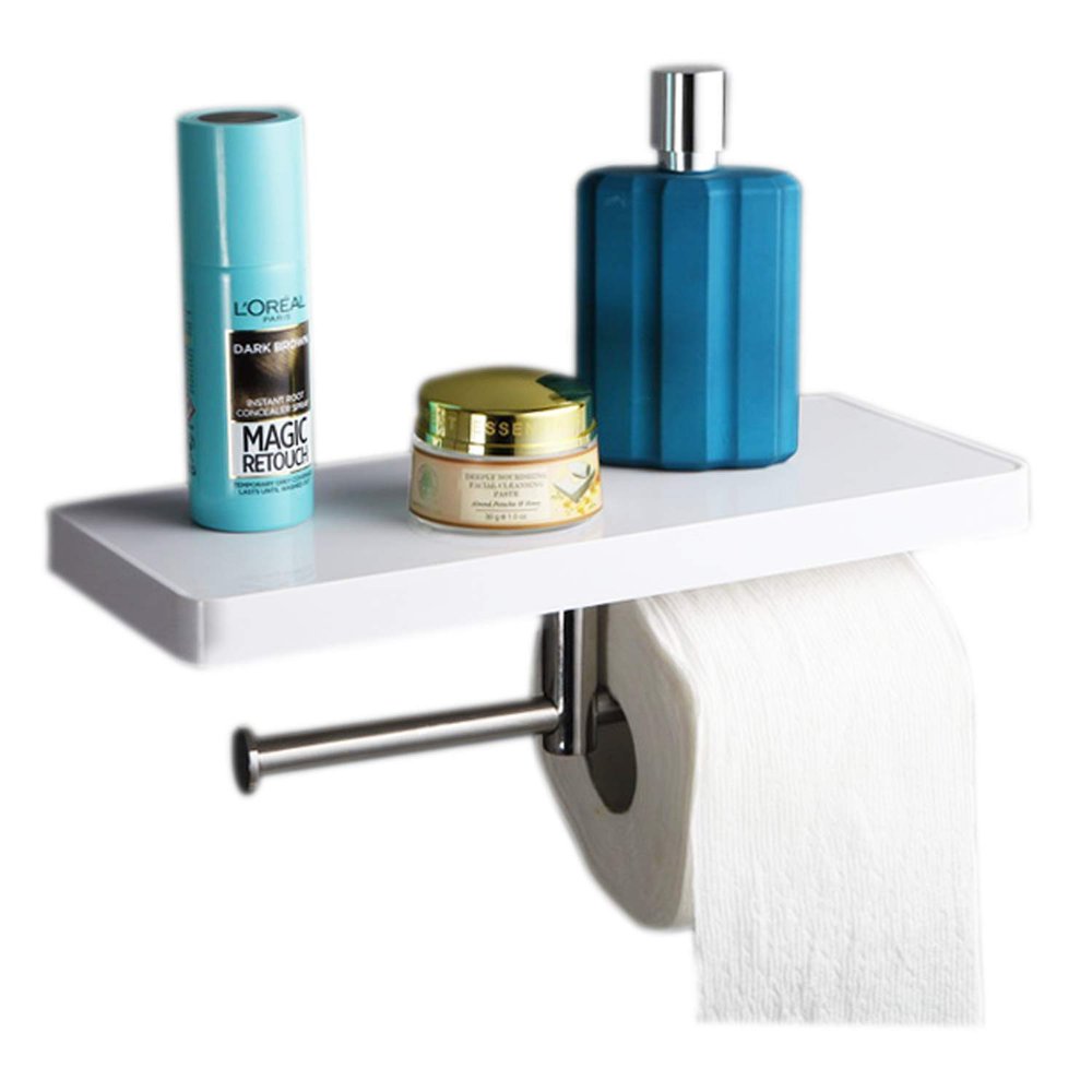 Branco Homegear HGI-017 Italia Plastic Wall Shelf (White)