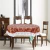 Stylista Table Cover Oval Shaped with White Border lace WxL 54x78 inches view 2