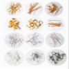 eshoppee Jewellery Making kit Material, Fitting kit Includes Lobster Claps, Jump Ring, keel, kunda, Earring, Necklace end Locking, chhalle,Ring, etc. (Silver Gold) view 3