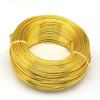 Beadsnfashion 10 Meters Aluminium Craft Wire 2mm Golden for DIY Art Projects, Wire Wrapping, Jewellery Design, Flower Decoration, Floral Arrangement and Handmade Craft Supplies view 1