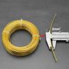 Beadsnfashion 10 Meters Aluminium Craft Wire 2mm Golden for DIY Art Projects, Wire Wrapping, Jewellery Design, Flower Decoration, Floral Arrangement and Handmade Craft Supplies view 4
