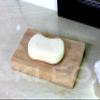 Stonkraft Natural Water Absorbent & Rigged Soap Dish Soap Holder Made of Natural Rainbow Stone - Unique Bath Bathroom Accessories view 1