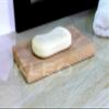 Stonkraft Natural Water Absorbent & Rigged Soap Dish Soap Holder Made of Natural Rainbow Stone - Unique Bath Bathroom Accessories view 3