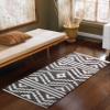 THE HOME TALK Printed Handmade Cotton Carpets | Area Rugs for Bedroom, Center Table, Living Room, Drawing Room, Hall | Machine Wash | 50 x 100 Cm | Light Grey view 1