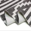 THE HOME TALK Printed Handmade Cotton Carpets | Area Rugs for Bedroom, Center Table, Living Room, Drawing Room, Hall | Machine Wash | 50 x 100 Cm | Light Grey view 3