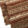 THE HOME TALK Handmade Stripes Cotton Rug | Water-Absorbent | for Bathroom, Entrance Door, Kitchen, Entry Gate, Living Room | Machine Wash | Anti-Skid | 60 x 90 CM | Brown view 4