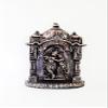 Laps of Luxury Radha Krishna Acrylic Temple in Rust Brown Colour view 2