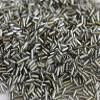 The Design Cart Silverline Gray Pipe/Bugle Beads/Glass Seed Beads (4.5 mm) (100 Grams) Standard Quality, for Jewellery Making, Beading, Arts and Crafts and Embroidery. view 2