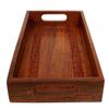 Vian Crafts' Man Elegant Wooden Hand Crafted Fruit Serving Tray For Dining Table (Brown) view 3
